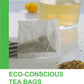 TeeLux Lemon Ginger Herbal Tea, Caffeine Free, 100 Tea Bags, Refreshing Flavor