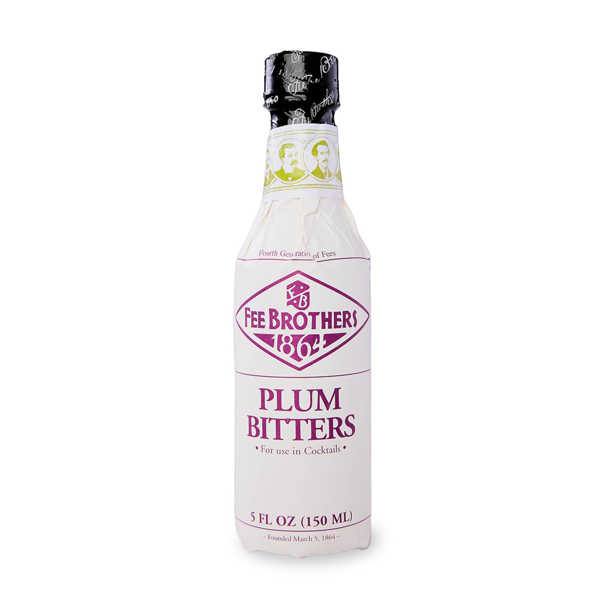Fee Brothers Plum Cocktail Bitters - Vegan-Friendly Aromatic Mixer, 5 Fl Oz