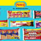 Pozuelo Cookies & Crackers Variety Bundle | Chiky Chocolate, Butter Cookies, Club Extra Crackers, Cremas Star, Cremas Mixed, Mar
