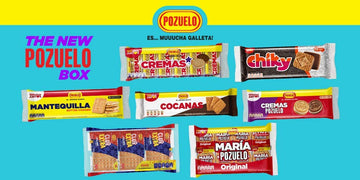 Pozuelo Cookies & Crackers Variety Bundle | Chiky Chocolate, Butter Cookies, Club Extra Crackers, Cremas Star, Cremas Mixed, Mar