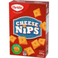 CHRISTIE Cheese Nips Cheddar Baked Snack Crackers, 200g Box - Deliciously Crunchy Snack