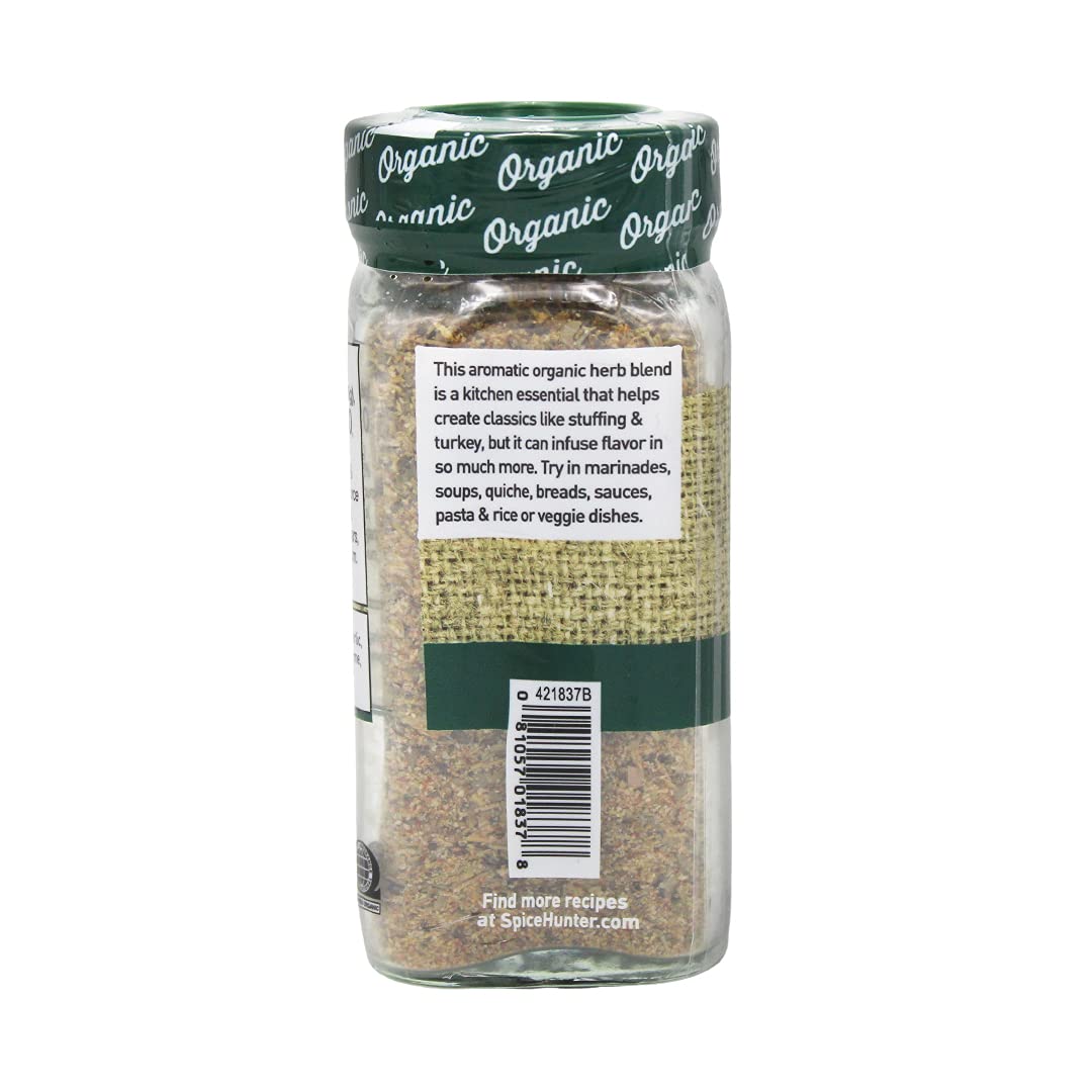 Spice Hunter The Seasoning Organic Jar, Poultry, 1.1 Ounce