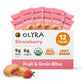 Olyra Organic Soft Baked Strawberry Breakfast Bars - High Fiber Snacks - Pack of 12