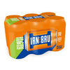 IRN-BRU Sparkling Flavored Soft Drink, 330 ML (Pack of 6), Scottish Favorite