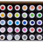 AmeriColor Food Coloring Gel Paste Kit - 50 Pack, 0.75 Ounce, Orange, Model AM 402