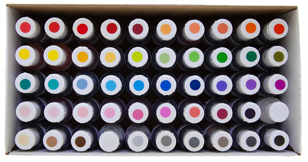 AmeriColor Food Coloring Gel Paste Kit - 50 Pack, 0.75 Ounce, Orange, Model AM 402