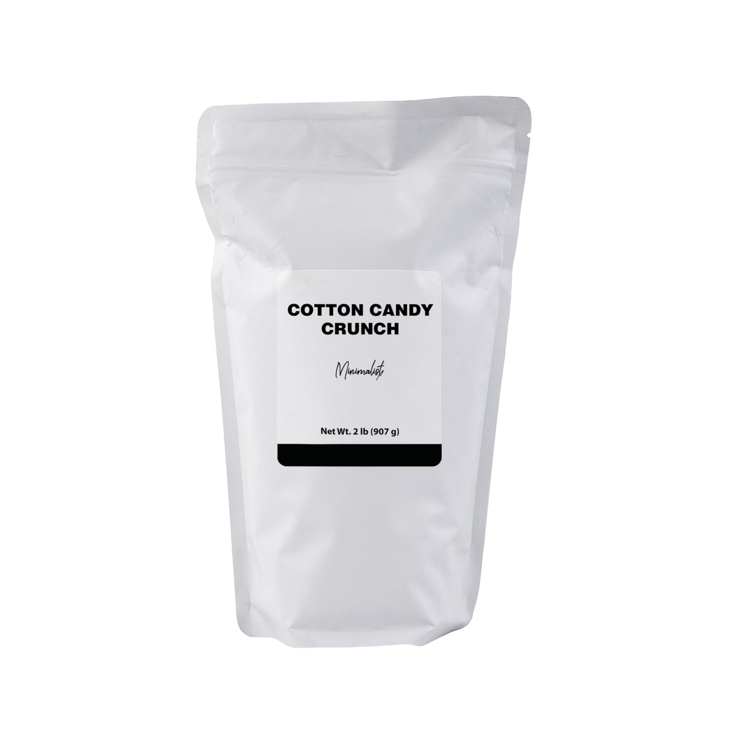 Minimalist Cotton Candy Crunch, Perfect for Snacking and Topping Desserts, Packaged for Convenience in a Resealable Bag (2 Pound