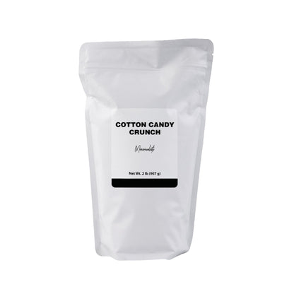 Minimalist Cotton Candy Crunch, Perfect for Snacking and Topping Desserts, Packaged for Convenience in a Resealable Bag (2 Pound