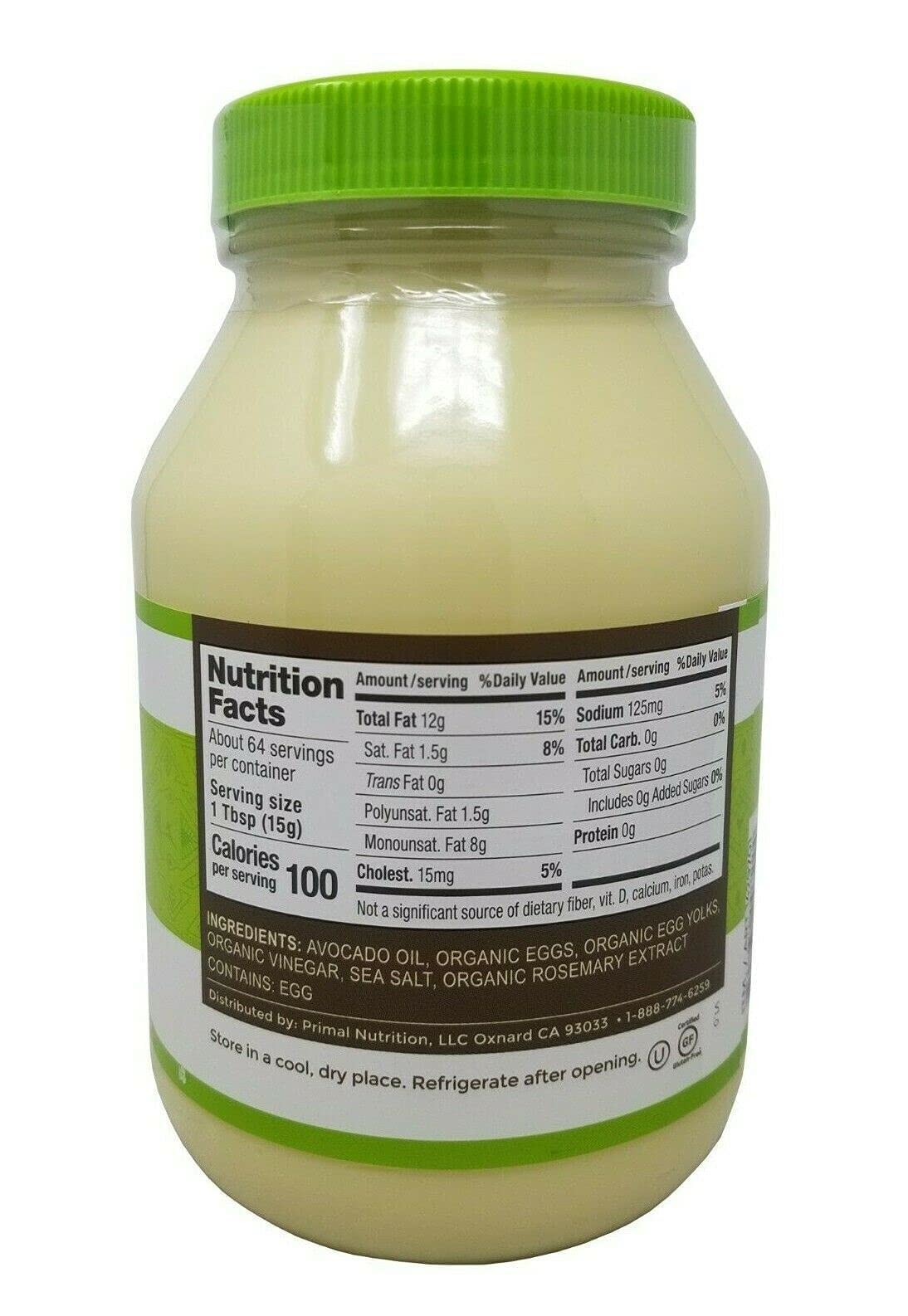 MAYO Real Mayonnaise made with AVOCADO OIL 32 Fl Oz