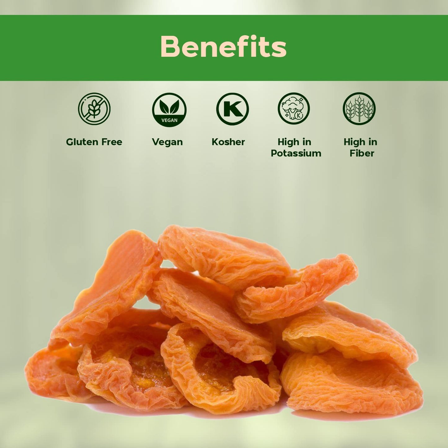 Sincerely Nuts - Dried Jumbo California Apricots | Five Lb. Bag | Dehydrated | Sweet Gourmet Snacking Food | Kosher And Gluten F