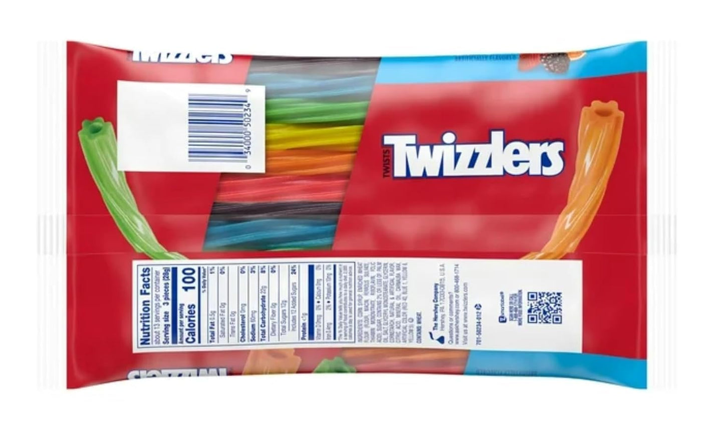 Twizzlers Rainbow - Pack Of 2 - Perfect For Sharing With Friends And Family - Classic Candy With A Twist On The Original - Delicious Flavor