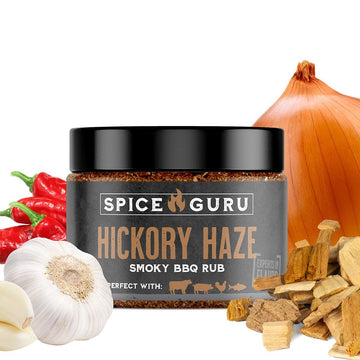 Spice Guru Hickory Haze BBQ Rub - 3 Pack, 1.33 Ounce Each - Seasoning for Cooking and Grilling