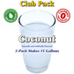 Gramzero Coconut Zero Calorie Sugar Free Drink Mix, Great For Nutrition Club Loaded Teas, Stevia Sweetened