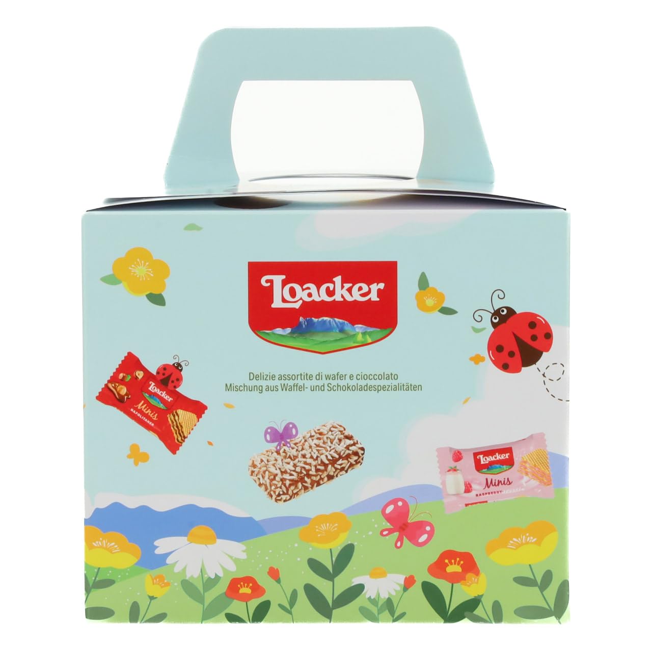 Loacker Spring Gift Box, Premium Wafer Cookies & Chocolate Specialties, 245.8G/8.67Oz