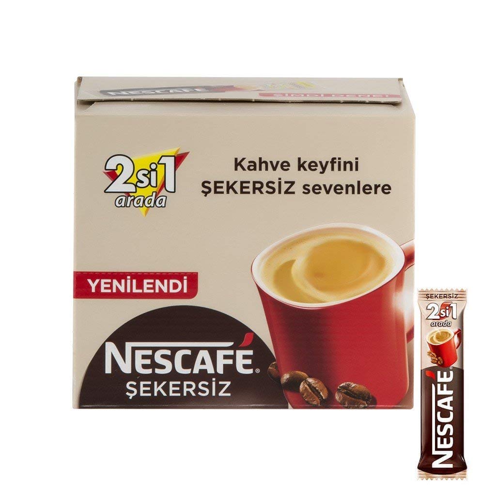 Nescafe 2 In 1 Unsweetened 48 Sticks