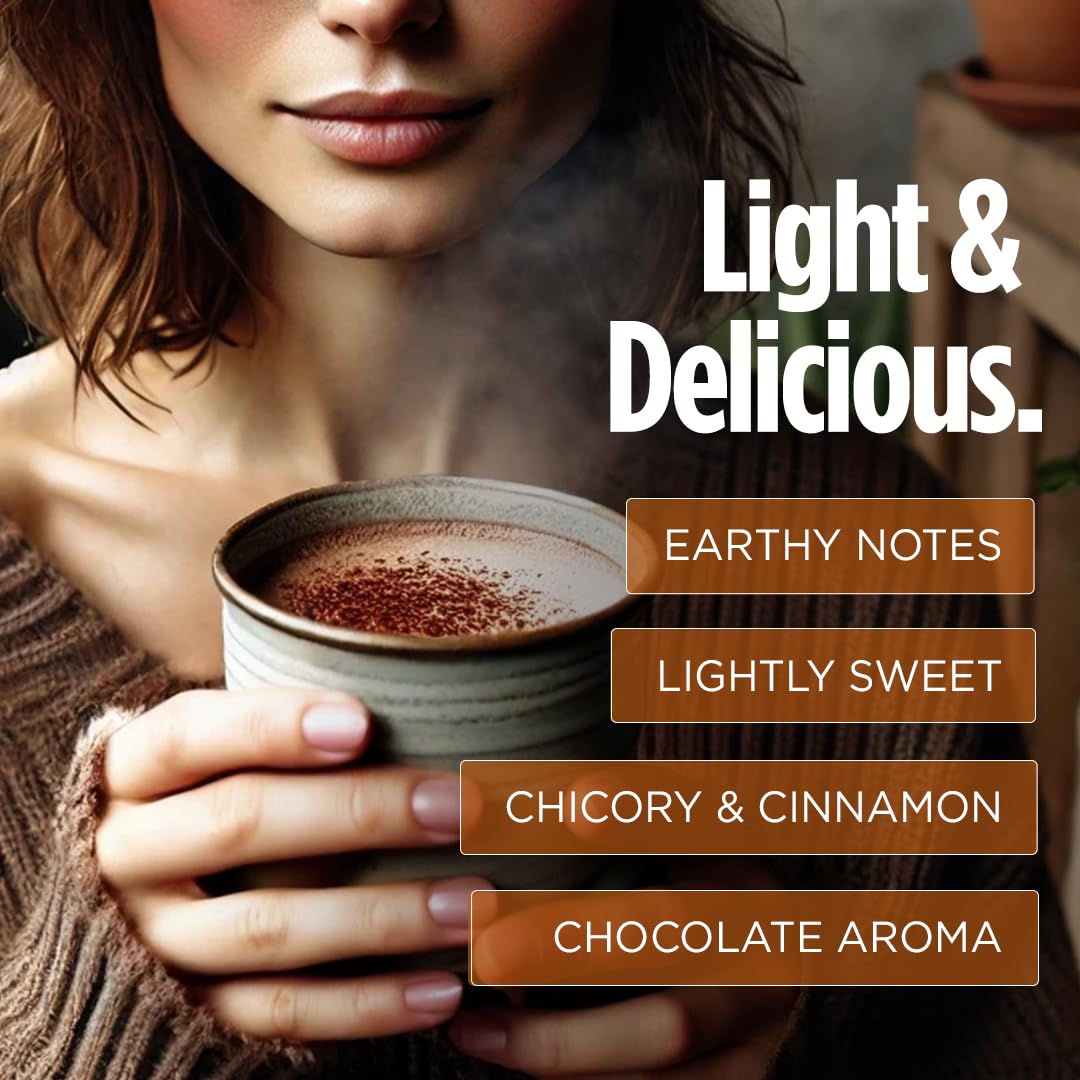VitaCup Mushroom Coffee Alternative Instant Drink Mix, Lion’s Mane & Chaga, 30 Count