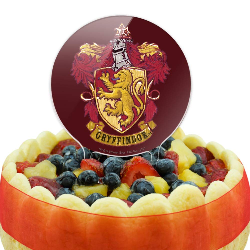 GRAPHICS & MORE Acrylic Cake Topper - Gryffindor Crest Decoration, One Size, Red, Model CAKE.TOPPER.WBGAM037.Z004727_8