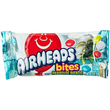 Airheads Candy Bites, Paradise Blends Flavor, Non Melting, Party, Concessions, Office, 2 Ounce (Pack of 18)