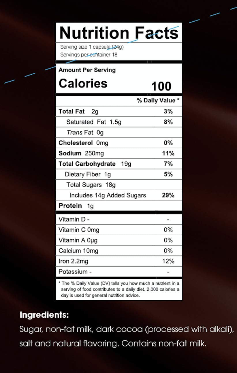 Mountain High All Natural Hot Chocolate - 2.0 Compatible Single Serve Cups (Dark Chocolate, 72)