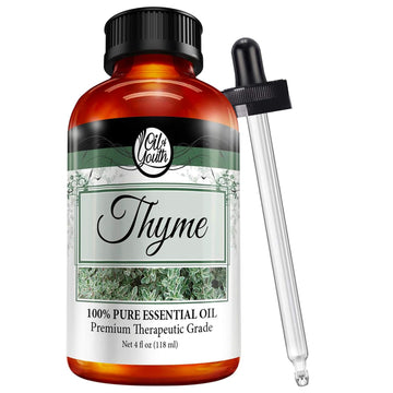 Oil Of Youth Essential Oils 4Oz - Thyme Essential Oil - 4 Fluid Ounces