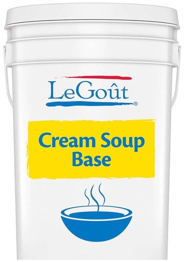 LeGout Cream Soup Base Vegetarian  Gluten Free  No Artificial Flavors or Preservatives  No added MSG  22.5lbs  Pack of 1