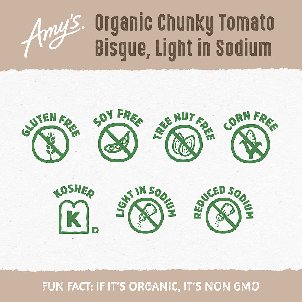 AMYS SOUP TMO BSQ CHNCKY GF LS, 14.5 OZ, PK- 12