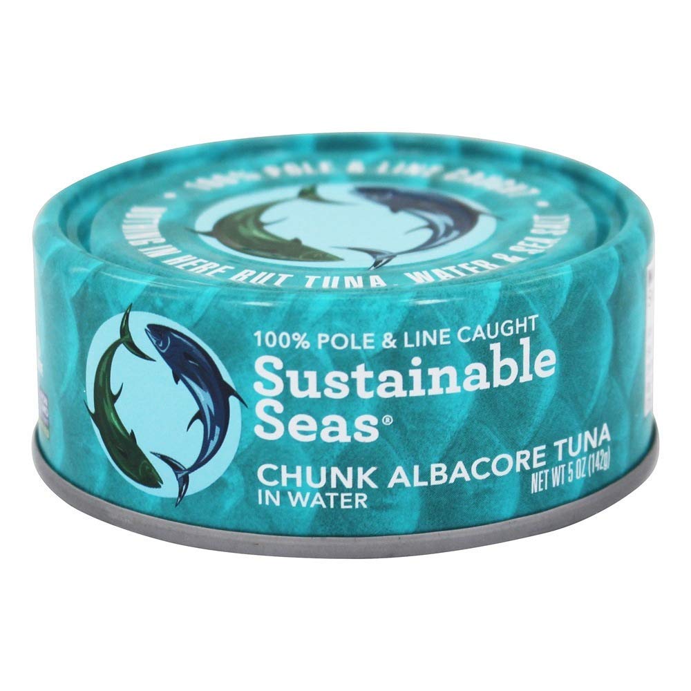 Sustainable Seas - Tuna Albcore Chnk In H2O - Case Of 12 - 5 Oz(D0102H7Aueg.)