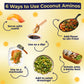 Coconut Secret Coconut Aminos - 8 Fl Oz - Low Sodium Soy Sauce Alternative, Low-Glycemic - Organic, Vegan, Non-Gmo, Gluten-Free,