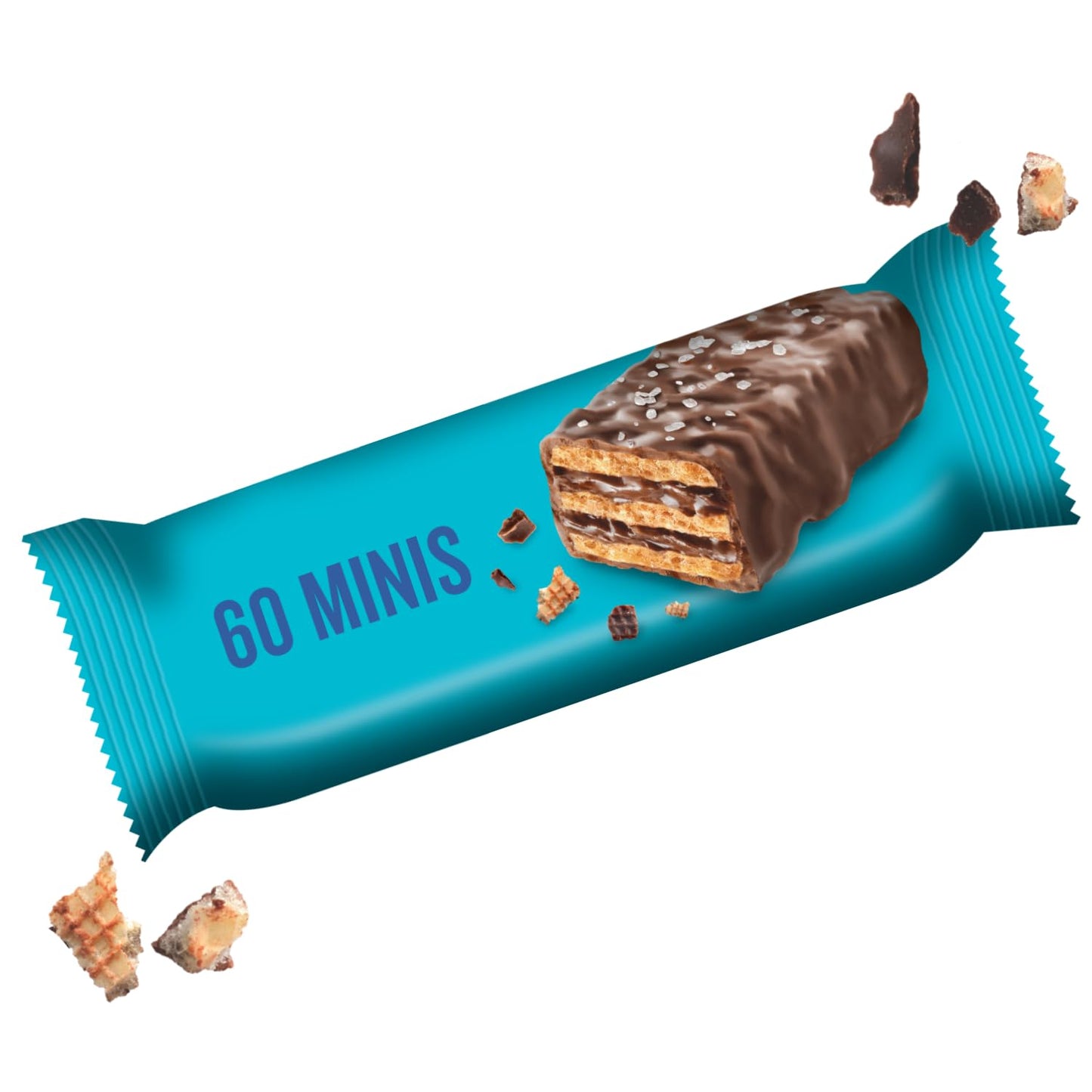 Little Secrets | Milk Chocolate Crispy Wafers | 60 Minis | Made In Europe | Nothing Artificial & No Sugar Alcohols | Sustainable