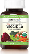 Eclectic Herb - Veggie 10 Powder | Nutritional Support for Overall Health & Wellness | Veggies & Supergreens | Add to Water & Dr