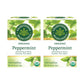 Traditional Medicinals Organic Peppermint Herbal Tea, Alleviates Digestive Discomfort, (Pack Of 2) - 32 Tea Bags Total