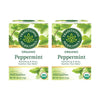 Traditional Medicinals Organic Peppermint Herbal Tea, Alleviates Digestive Discomfort, (Pack Of 2) - 32 Tea Bags Total