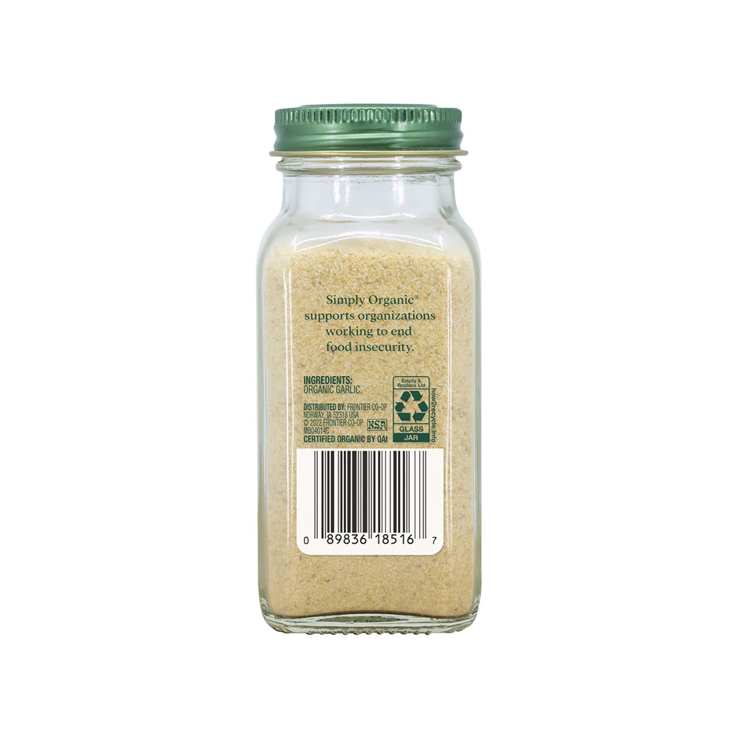 Simply Organic Garlic Salt, Certified Organic | 4.7 Oz | Pack Of 2