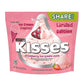Hershey'S Kisses Strawberry Ice Cream Cone Candy Share Bag Limited Summertime Edition (9 Oz), Pack Of 3