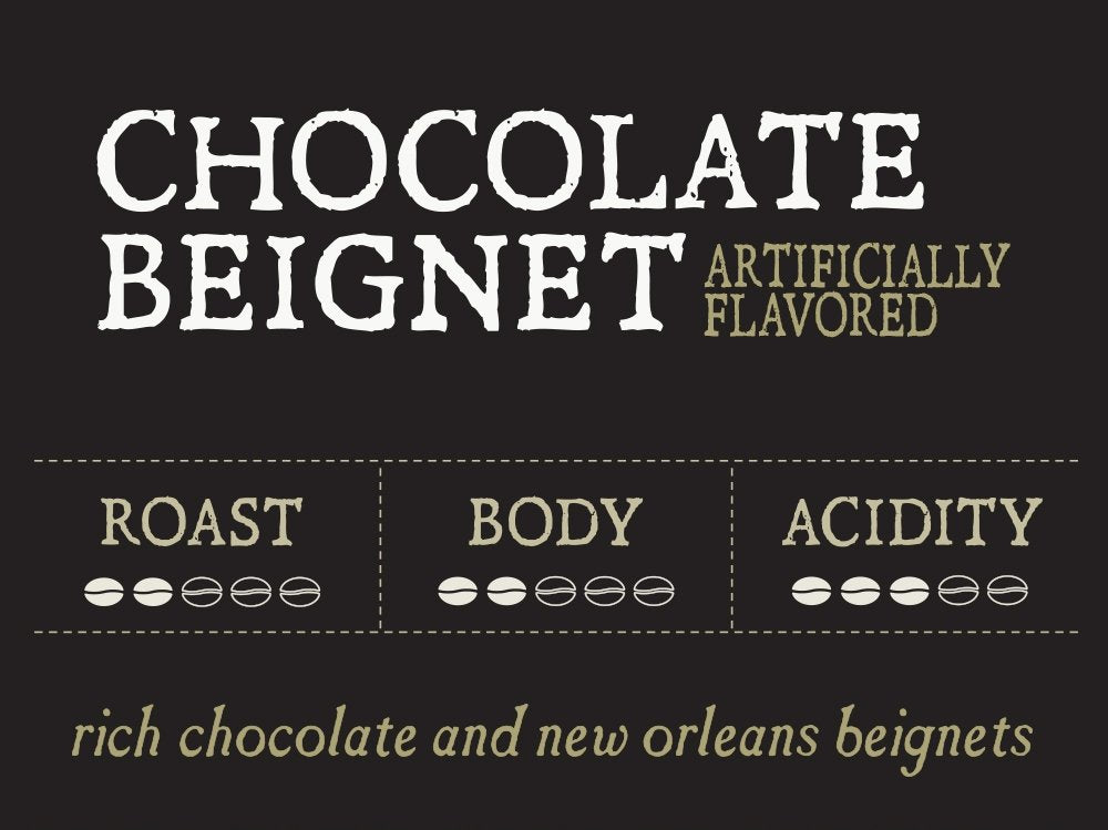 New Orleans Roast Chocolate Beignet Single Cups 12Ct