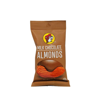 Buc-ees Jordan Almonds, Milk & Dark Chocolate, Sugar Free, Non-GMO, 2 Ounce