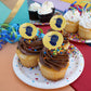 Worcester State Lancers Secondary Cupcake Picks Toppers Decoration Set Of 6