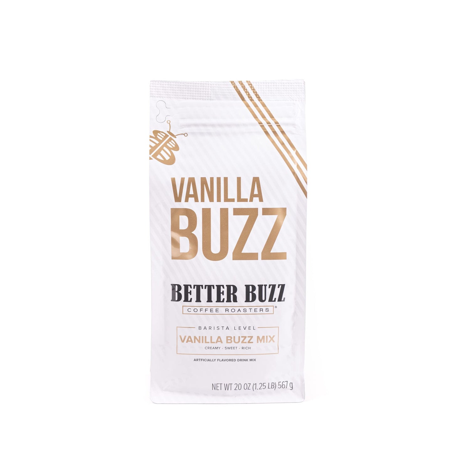 Better Buzz Vanilla Coffee Creamer (Vanilla Buzz) 20Oz. Vanilla Powder Coffee Creamer Drink Mix, Vanilla Creamer For Vanilla Lat