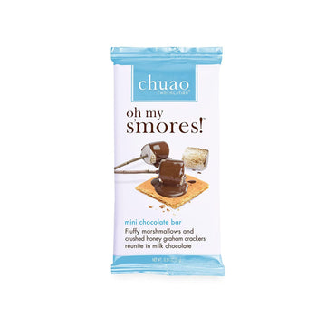 Chuao Chocolatier Oh My S'Mores Milk Chocolate Mini Bars | Gourmet Marshmallow Graham Cracker No Preservatives | For Gift Basket