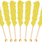 Buffalo Bills Banana (Yellow) Rock Candy On A Stick (12-Ct Cup Yellow Rock Candy Crystal Sticks)