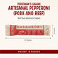 Foustmans Salami Pork and Beef Pepperoni, Nitrate-Free, Naturally Cured, Gluten-Free, Dairy-Free, 8 Oz Sticks
