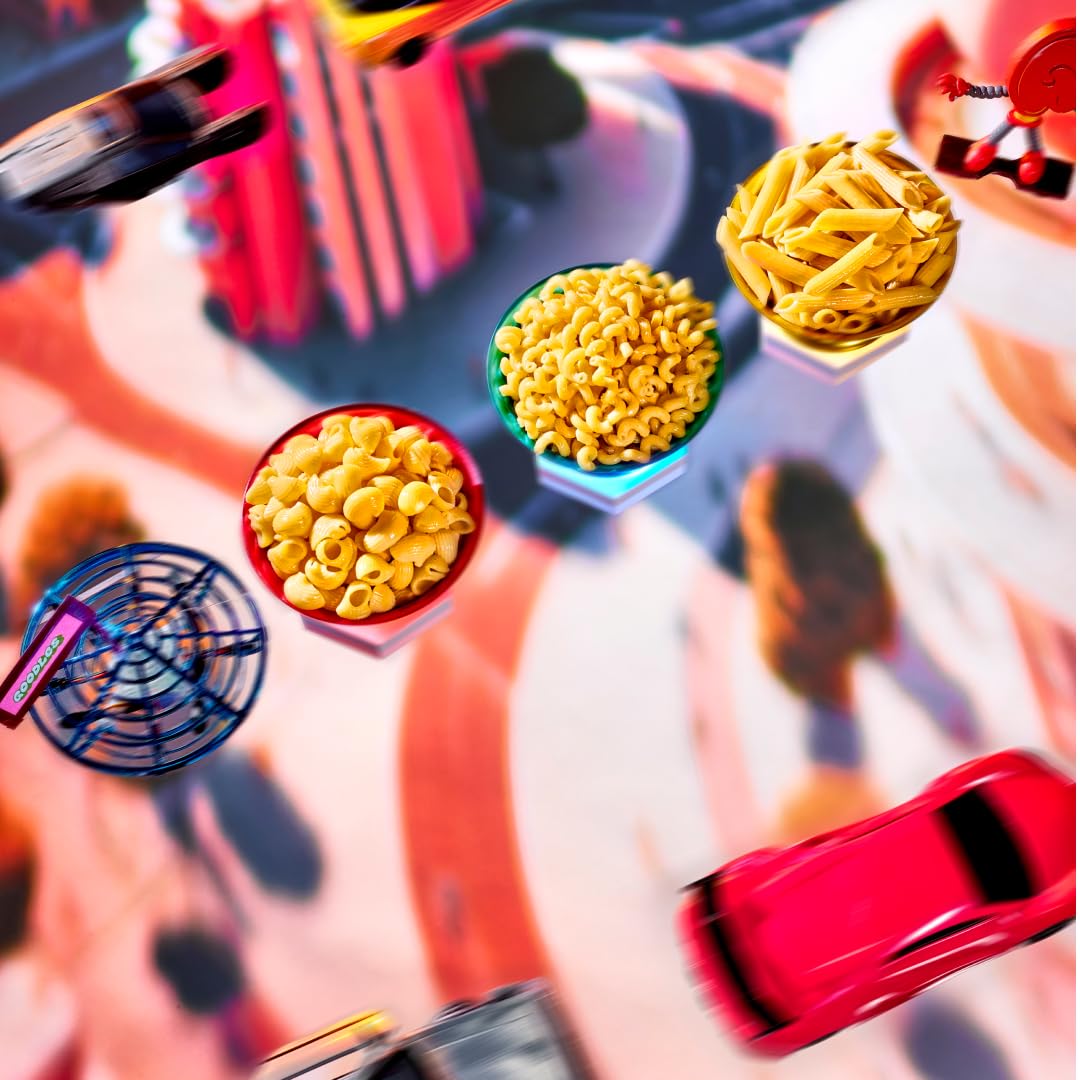 GOODLES Pasta Variety Pack 6 Pack, 8oz - 10g Protein, 7g Fiber with Prebiotics, 21 Plant-Based Nutrients | Kosher | Clean Label