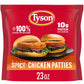 Tyson Fully Cooked Spicy Chicken Patties, 23 Oz. (Frozen)