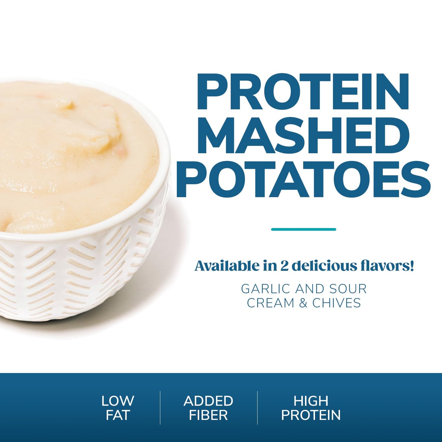 Wonderslim Instant Mashed Potatoes, Sour Cream & Chives, 11G Protein, No Fat, Gluten Free (7Ct)