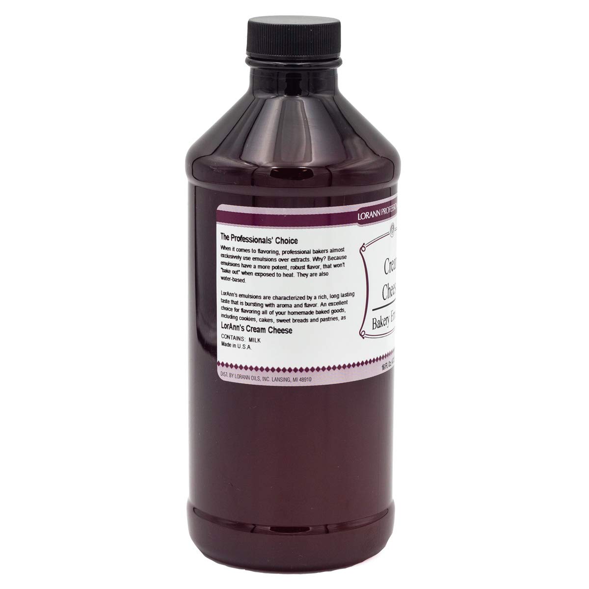 Lorann Cream Cheese Bakery Emulsion, 16 Ounce Bottle