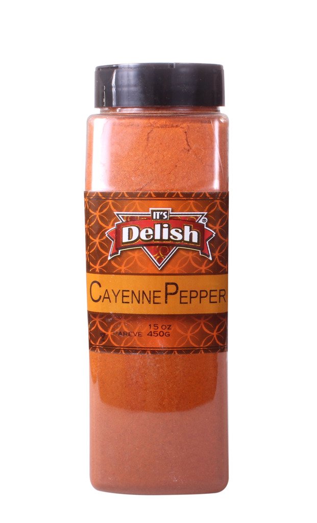 Cayenne Pepper by Its Delish | All Natural Ground Hot Red Pepper Powder (Large Jar)