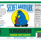 Secret Aardvark Hot Sauce Variety Pack - Hot Sauce Sampler, Spicy Hot Sauce Gift Set With Habanero, Serraberano, And Smoky Chipo