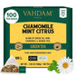 VAHDAM Green Tea Bags, Chamomile with Mint & Citrus, 100 Count, 100% Fresh and Natural
