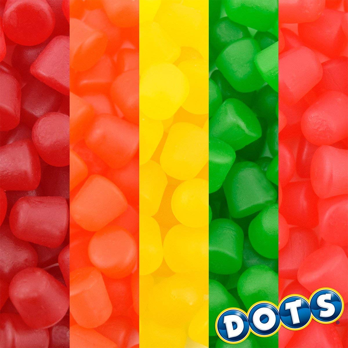Tootsie Dots Assorted Fruit Gumdrops 6.5 oz.12