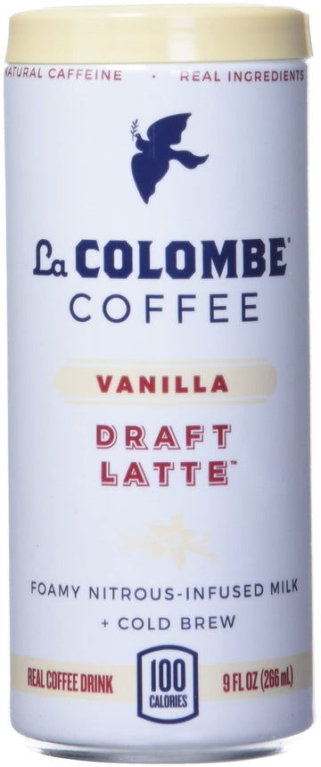 La Colombe Draft Latte Cold-Pressed Espresso Variety 9 Oz Can (Mocha/Triple Shot/Vanilla, 12-Pack)